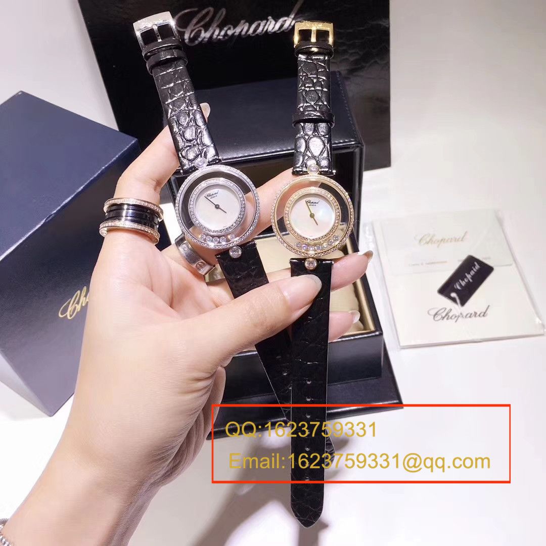 萧邦四叶草高仿复刻HAPPY DIAMONDS系列203957-1201女士石英腕表 / XB010