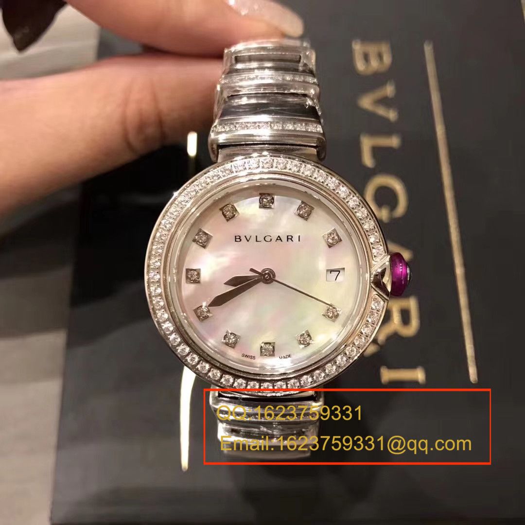 【BV厂一比一超A精高仿手表】宝格丽LVCEA系列102198 LU33WSPGSPGD/11女士腕表 / BG017