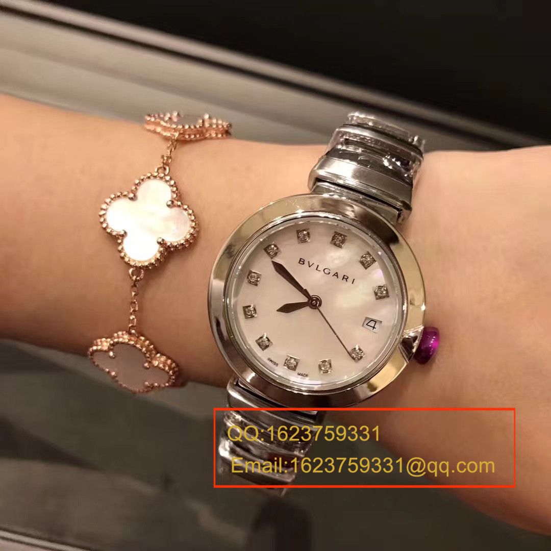 【BV厂一比一超A精高仿手表】宝格丽LVCEA系列102198 LU33WSPGSPGD/11女士腕表 / BG017