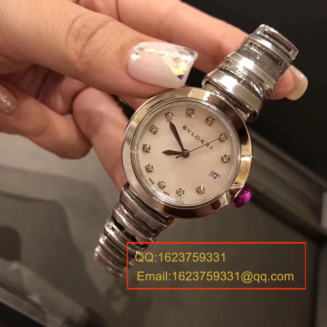 【BV厂一比一超A精高仿手表】宝格丽LVCEA系列102198 LU33WSPGSPGD/11女士腕表 / BG017