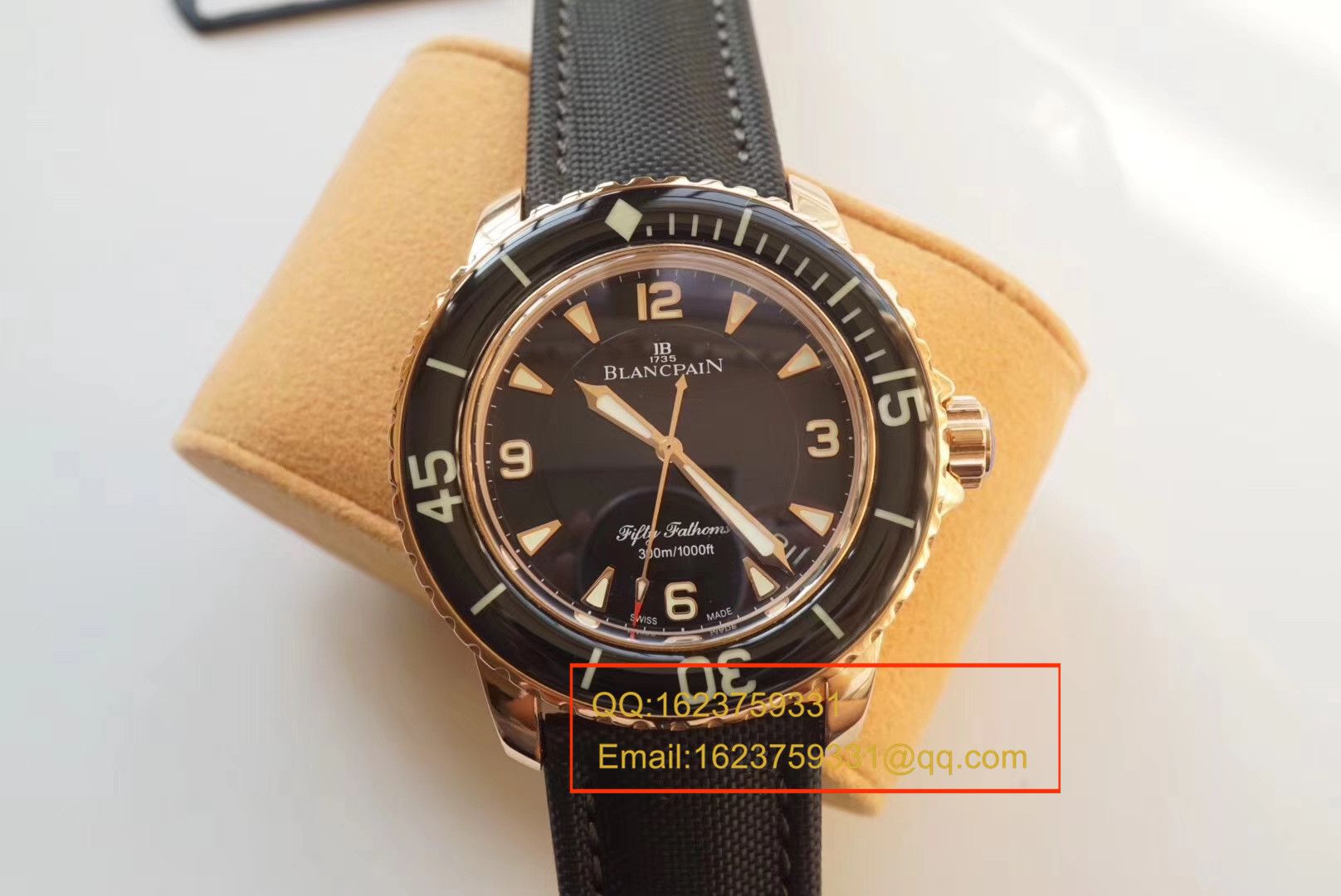 【ZF一比一超A高仿手表】宝珀 五十噚系列5015-3630-52 自动机械腕表 / BP034