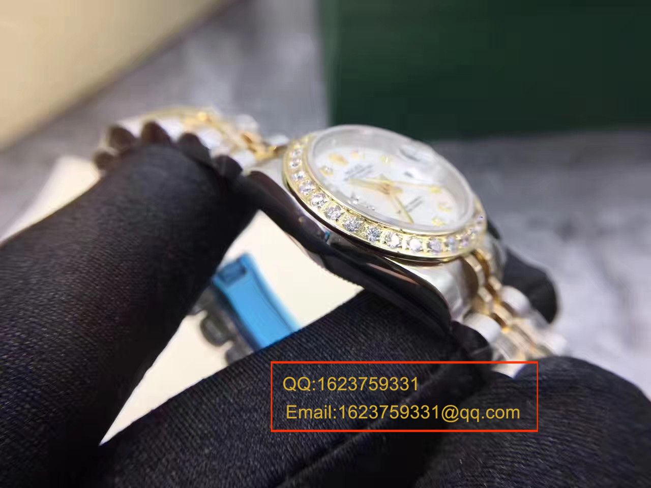 【SY一比一超A高仿手表】劳力士女装日志型系列白面镶钻表盘女士腕表 / R151