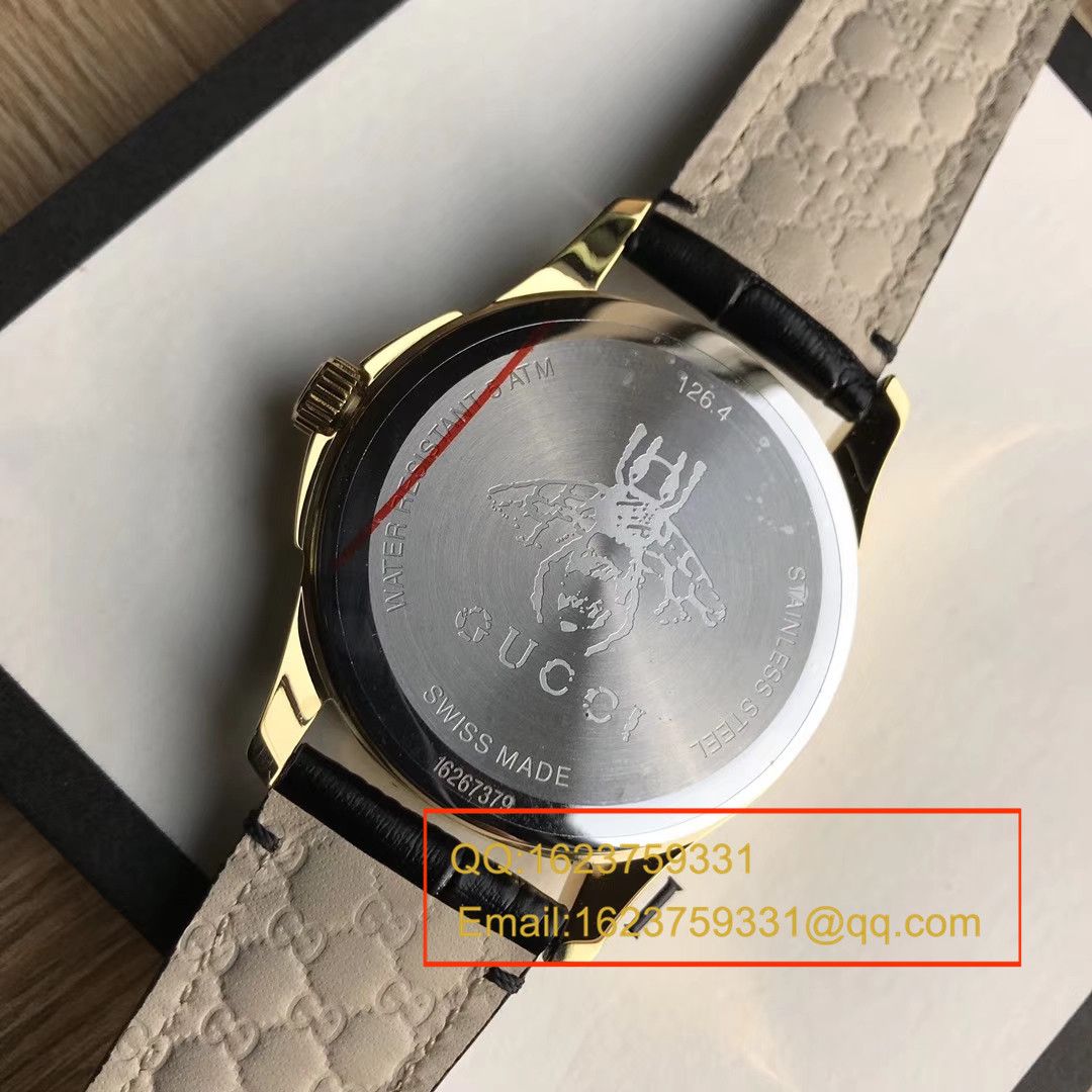 【香港原单 支持专柜验货】古驰LE MARCHÉ DES MERVEILLES系列YA126478小蜜蜂女士石英腕表 / GUCCI 07