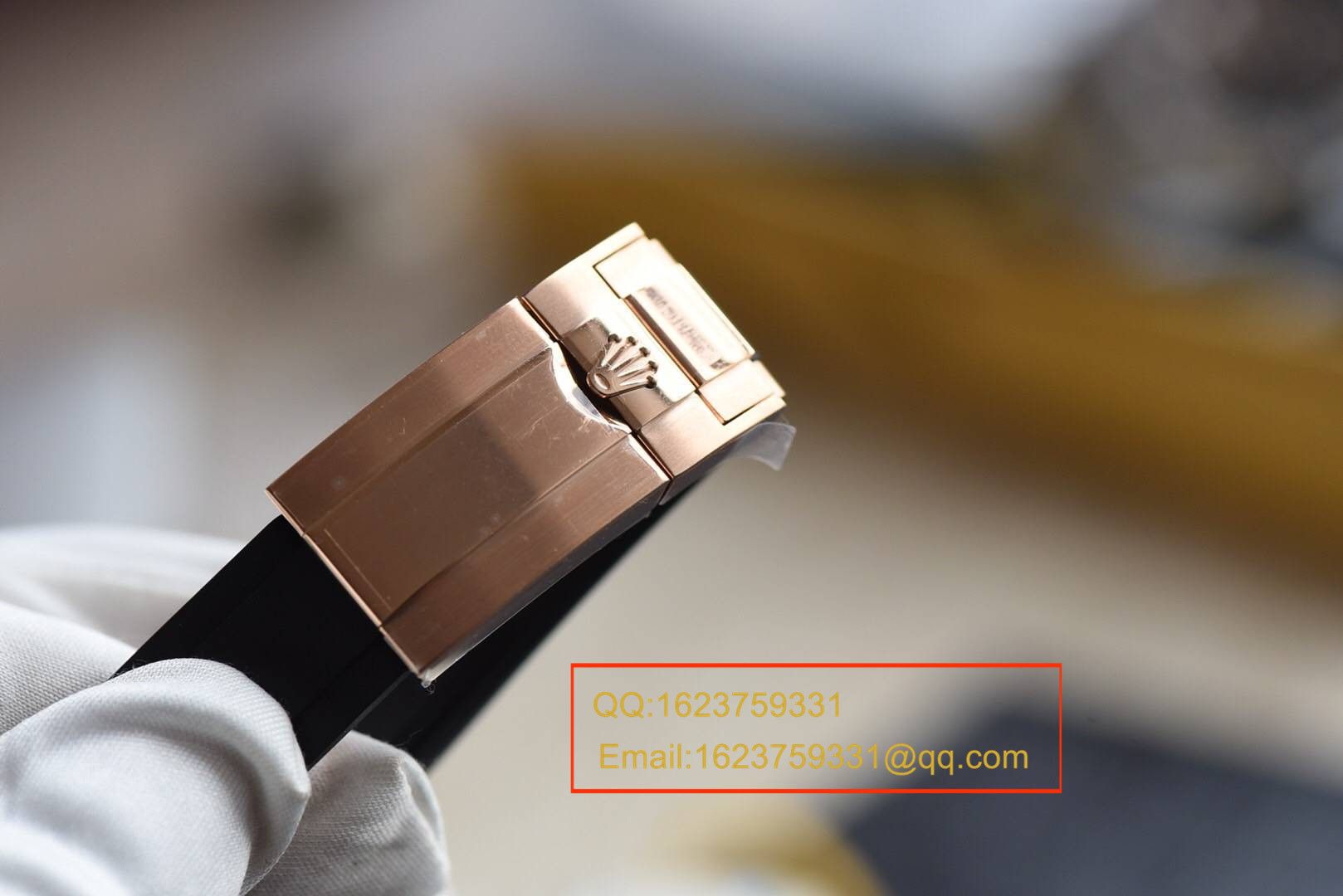 【视频评测JF一比一超A高精仿手表】劳力士游艇名仕型系列116655-Oysterflex bracelet男士腕表 / R087