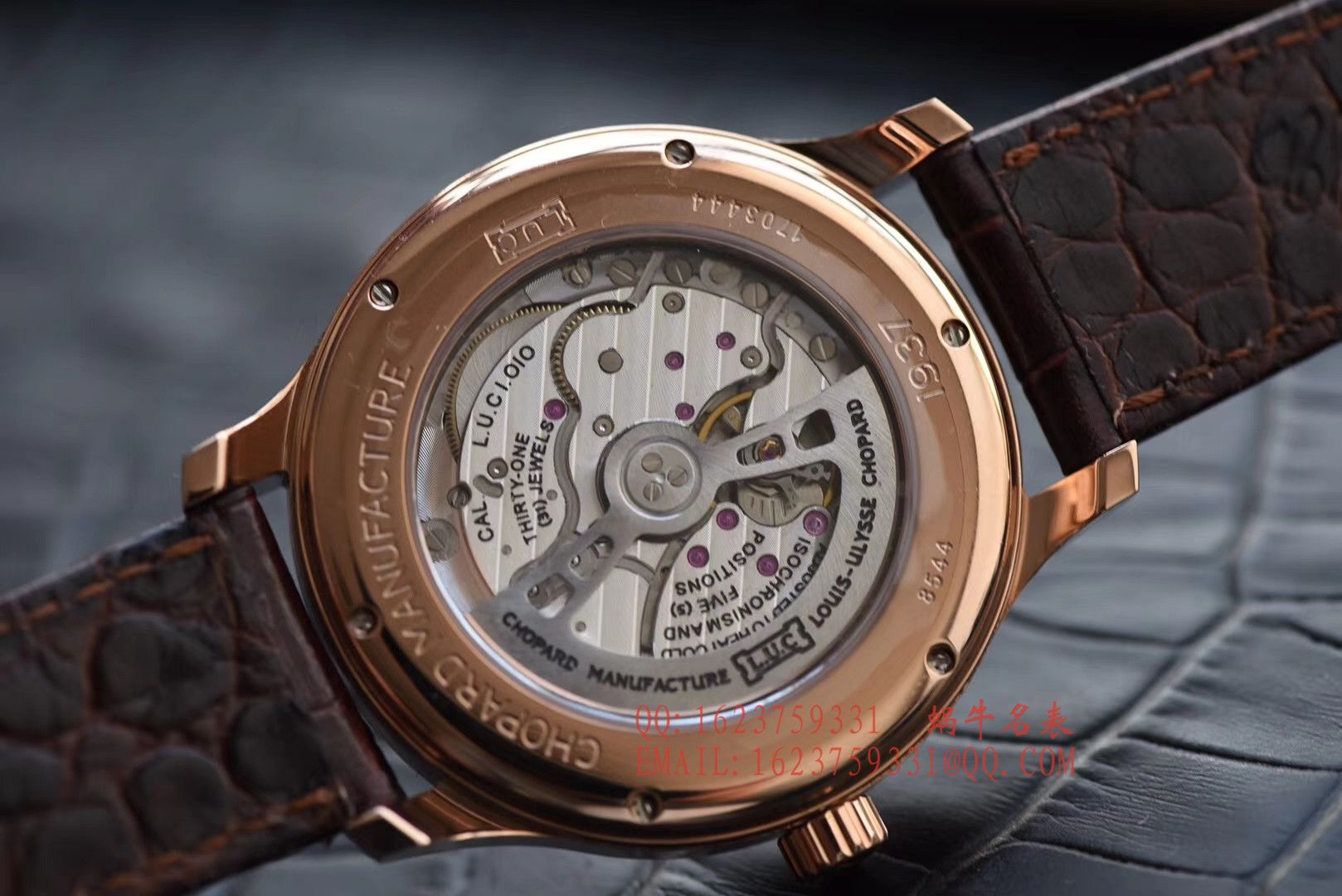 【FK一比一超A高精仿手表】萧邦L.U.C系列161937-5001腕表 / XB017