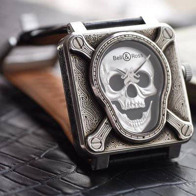 【独家视频评测】柏莱士复刻高仿BELL & ROSS BR 01 Burning skull  Instruments 系列限量版骷颅头