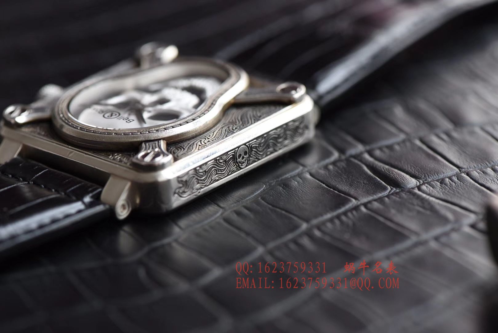 【独家视频评测】柏莱士复刻高仿BELL & ROSS BR 01 Burning skull  Instruments 系列限量版骷颅头 / BLCH019