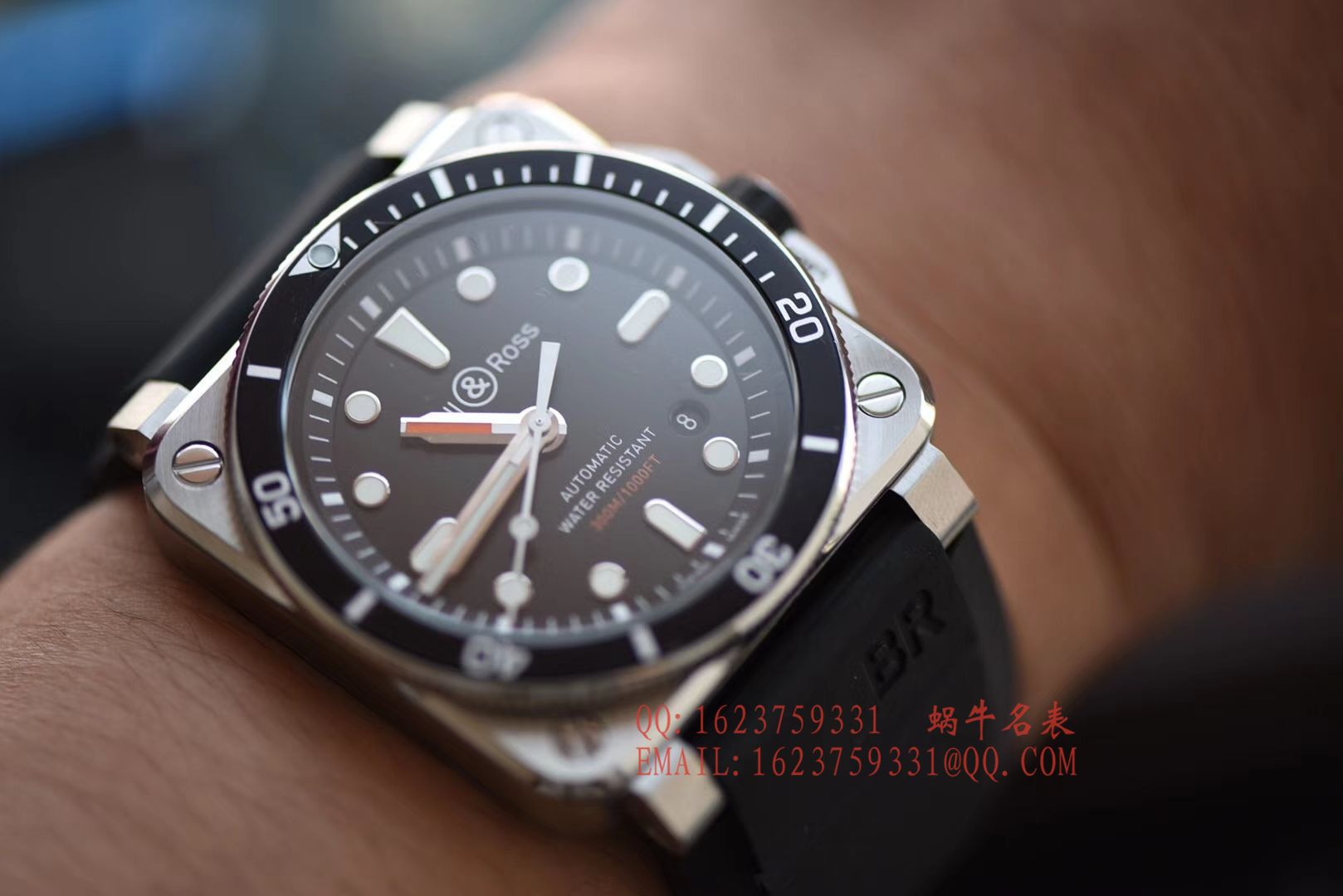 【BR一比一超A高仿手表】柏莱士INSTRUMENTS系列BR 03-92 DIVER腕表 / BLSBA014