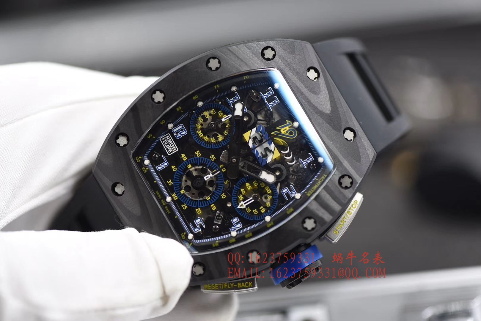 【独家视频评测KV最强版本一比一超A高仿手表】理查德米勒RICHARD MILLE男士系列RM 011腕表 / RMCI 011DD