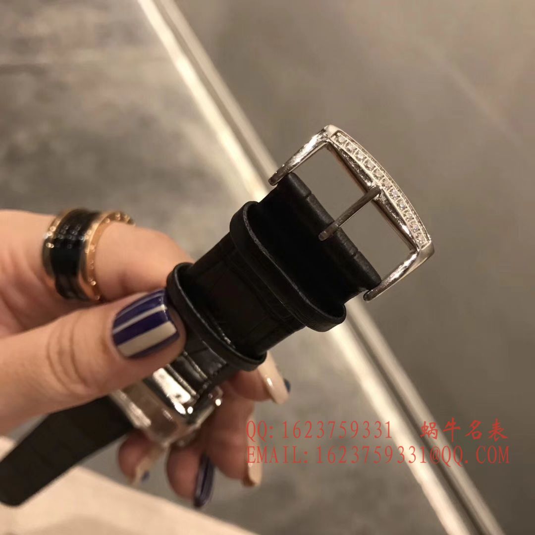 法兰克.穆勒DOUBLE MYSTERY系列42 DM D2R CD 白盘绿面表带女士腕表 / FLBF015