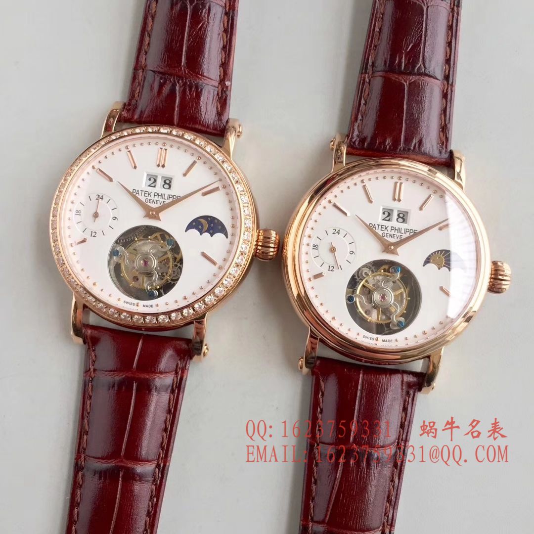 【BM一比一超A高仿手表】百达翡丽大日历月相陀飞轮腕表 / BD144