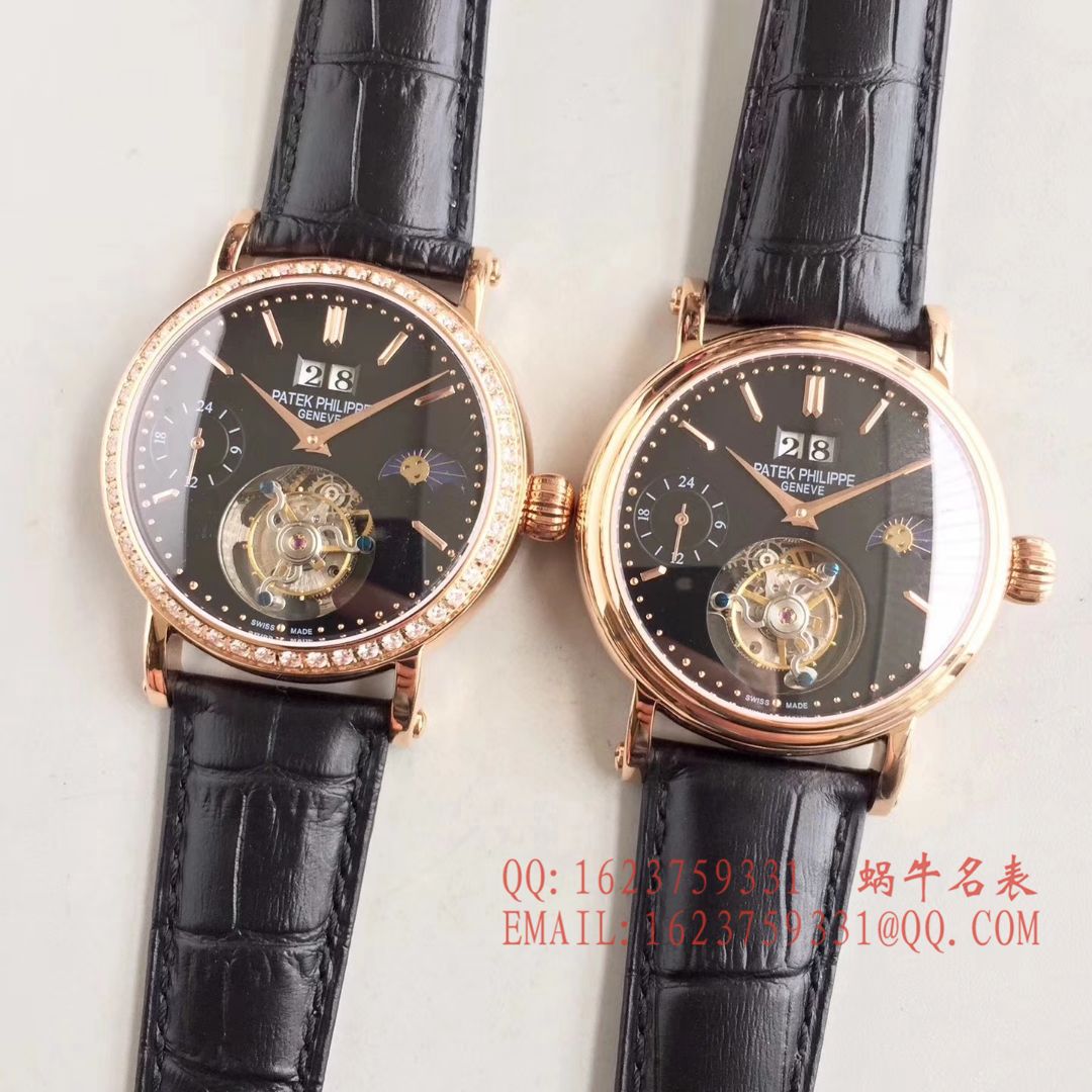 【BM一比一超A高仿手表】百达翡丽大日历月相陀飞轮腕表 / BD144