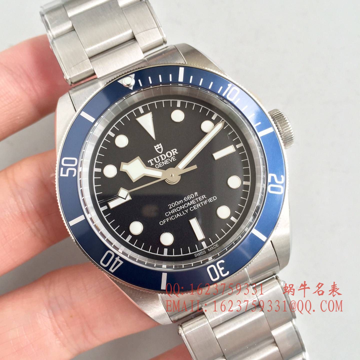 【ZF厂一比一超A高仿手表】帝舵HERITAGE BLACK BAY系列79220B 帝舵小蓝花最新V4版 / DT011