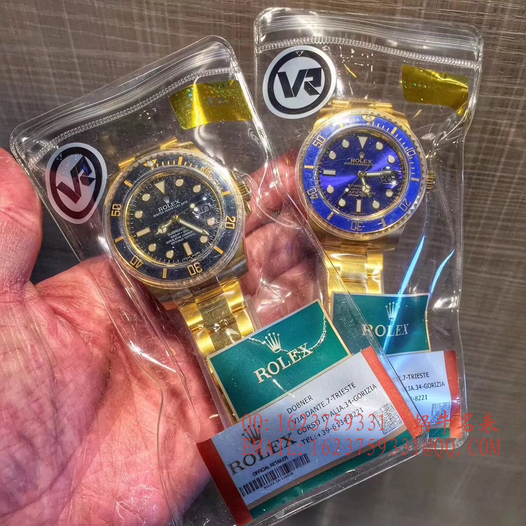 【独家视频评测VR一比一超A高仿手表】劳力士潜航者型116612-LN-97203包间金黑水鬼 / R197
