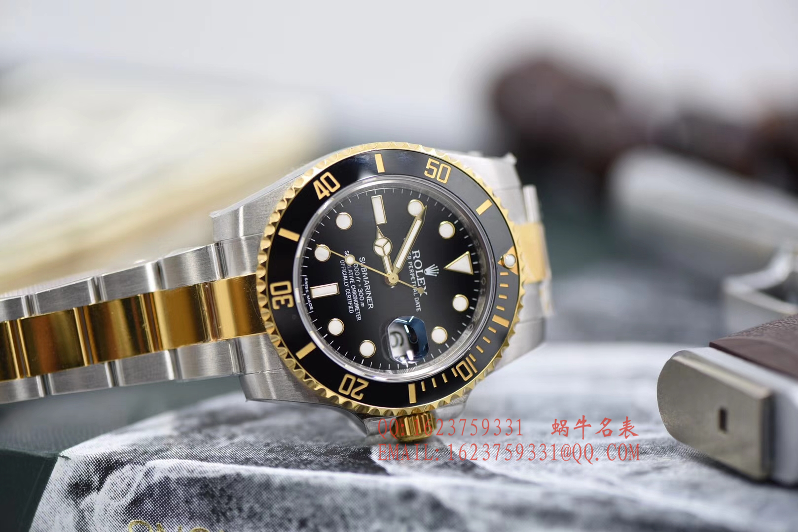 【独家视频评测VR一比一超A高仿手表】劳力士潜航者型116612-LN-97203包间金黑水鬼 / R197