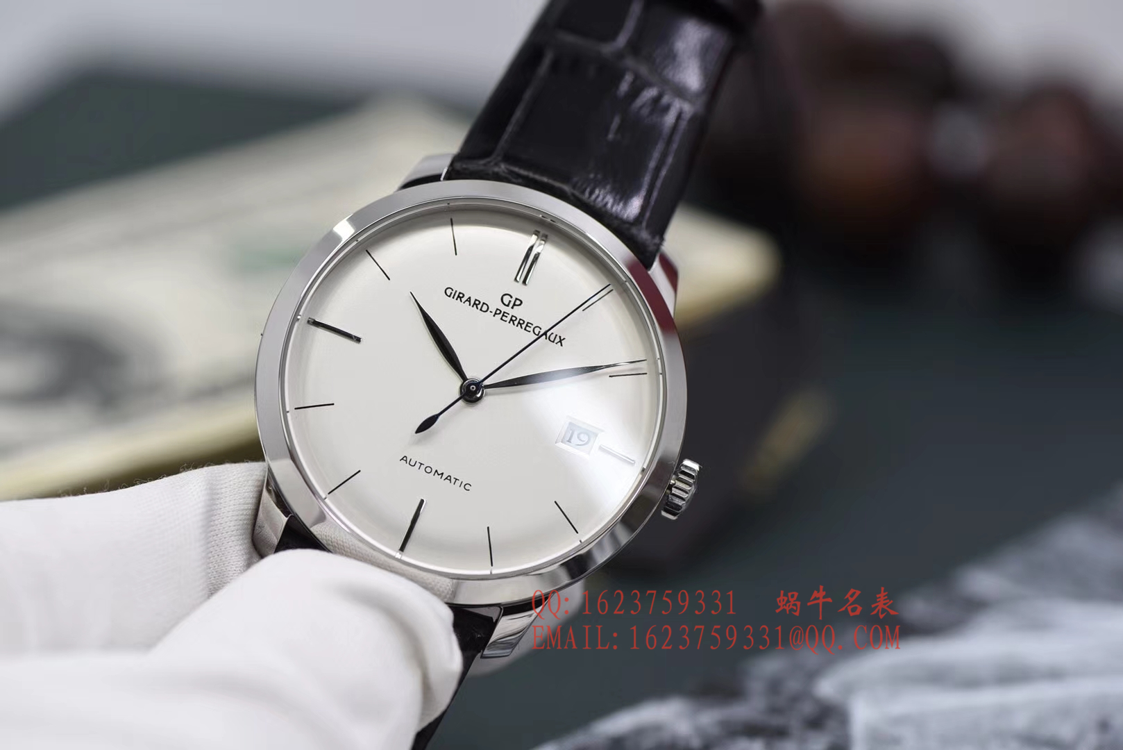 【FK一比一超A高仿手表】GP芝柏表1966系列49525-53-131-BK6A腕表 / JPAI10