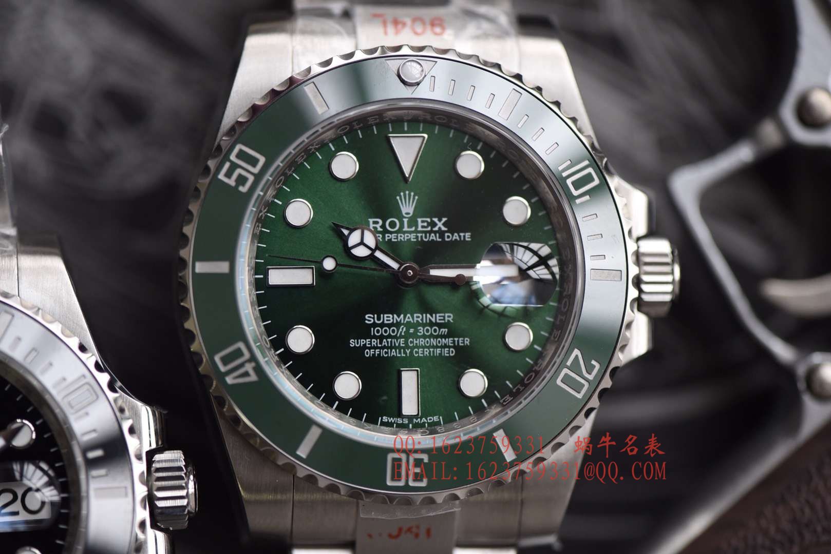 【NOOB厂V9版本904L不锈钢版本】劳力士潜航者型复刻高仿116610LV-97200 绿盘腕表(绿水鬼)、116610LN-97200 《黑水鬼》 / RCB199