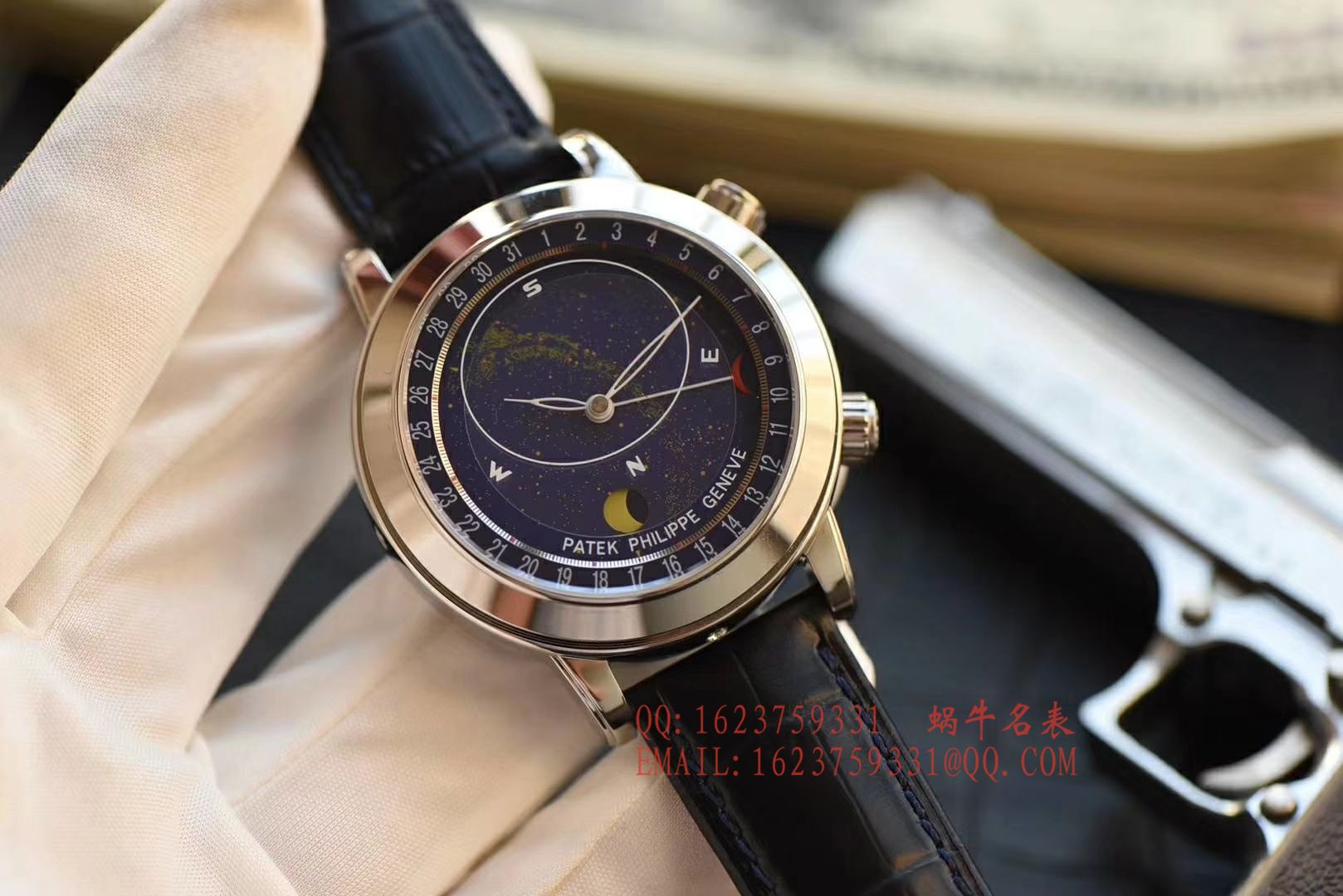 【视频评测】高仿百达翡丽超级复杂功能计时系列6102P-001 、6104G-001、铂金腕表/6102R-001 玫瑰金腕表 / BD219