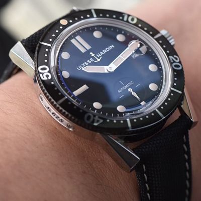 【视频评测神器：一比一完美高仿手表】雅典表Ulysse Nardin Diver潜水表系列Le Locle 勒洛克潜水腕表3203-950