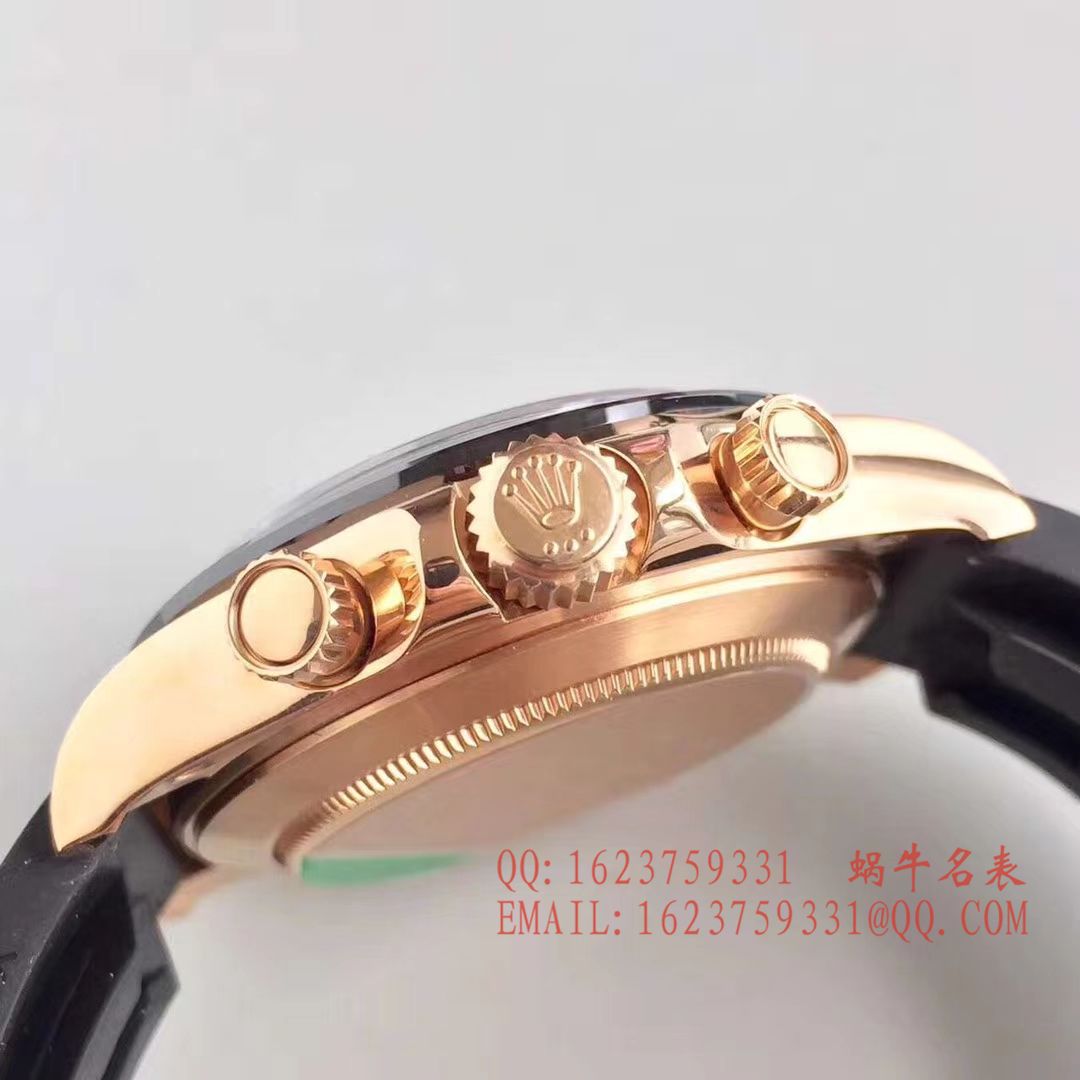 【JF1:1顶级复刻高仿手表】劳力士宇宙计型迪通拿系列116515LN-L(FC) 咖啡面机械腕表 / R009