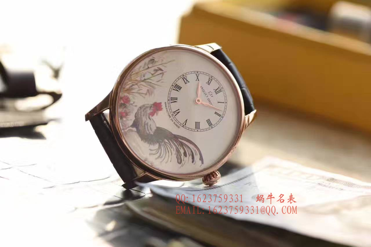 【顶级复刻高仿手表】雅克德罗时分小针盘系列J005013216腕表 / YD006