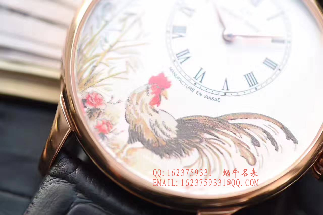 【顶级复刻高仿手表】雅克德罗时分小针盘系列J005013216腕表 / YD006