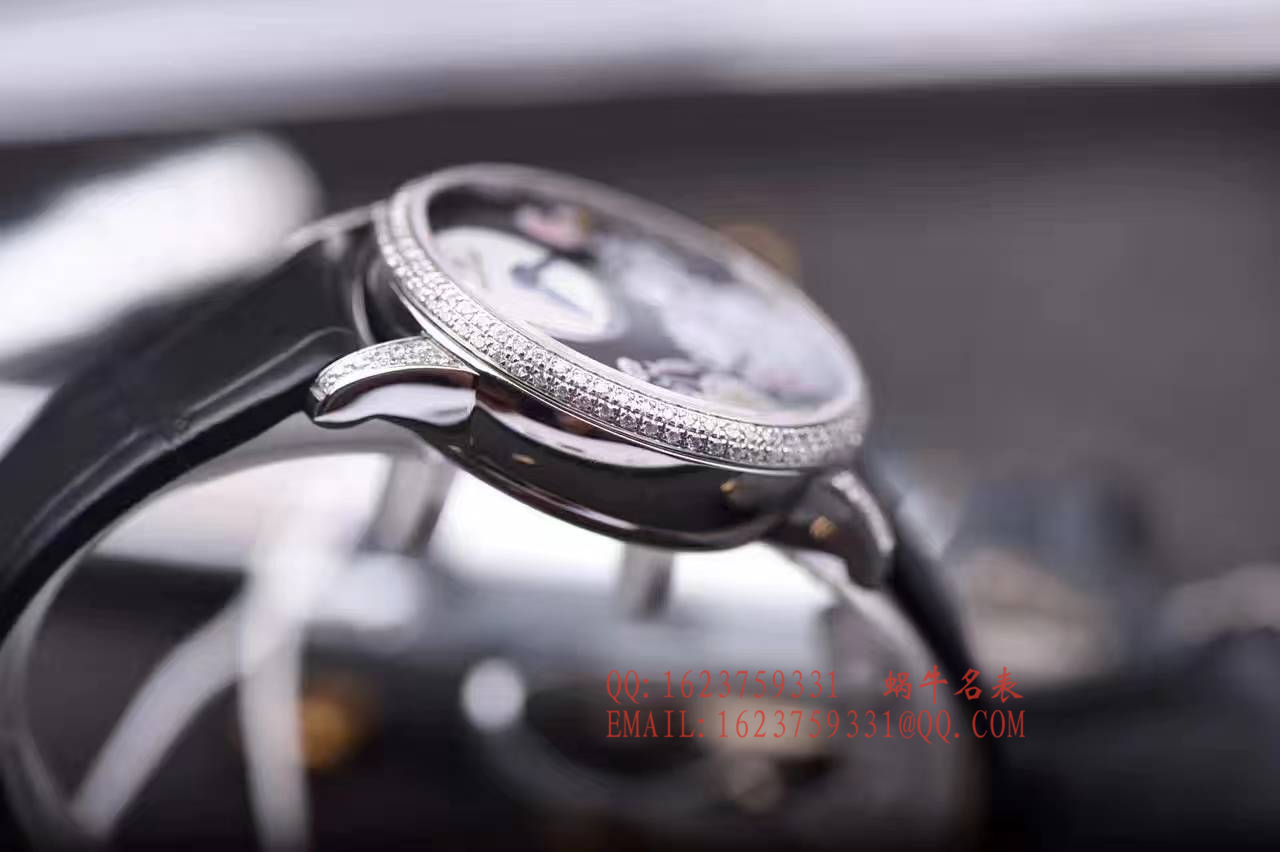 【实拍图鉴赏】KS厂1:1顶级复刻高仿手表之雅克德罗艺术工坊系列J005004201女表 / 雅克德罗YK06