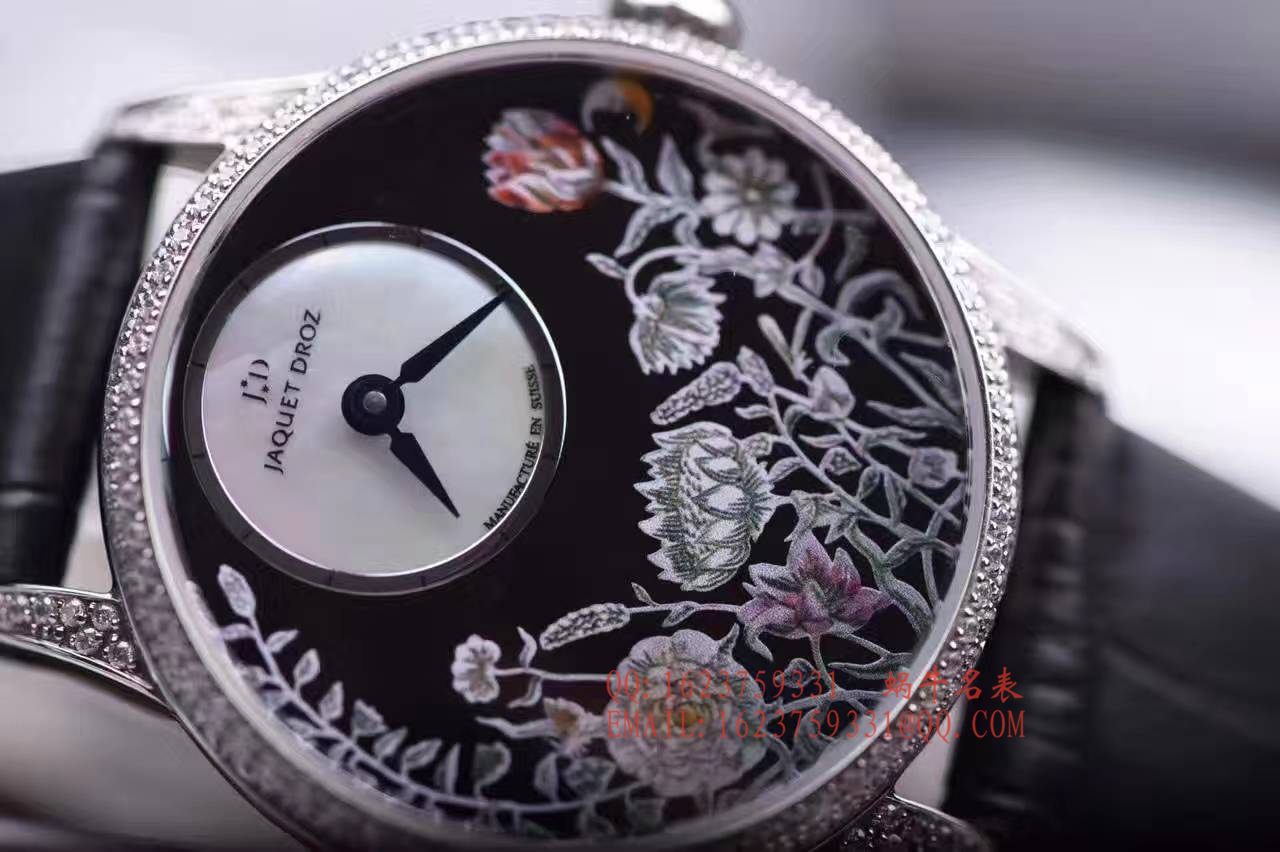 【实拍图鉴赏】KS厂1:1顶级复刻高仿手表之雅克德罗艺术工坊系列J005004201女表 / 雅克德罗YK06
