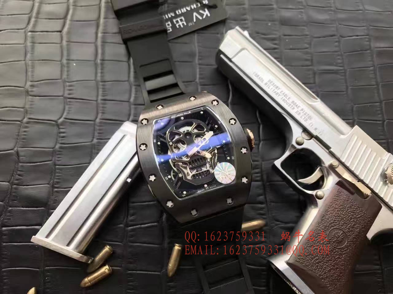 【视频解析】1:1超A精仿KV出品顶级版理查德米勒骷髅头RM 52系列手表 / R007