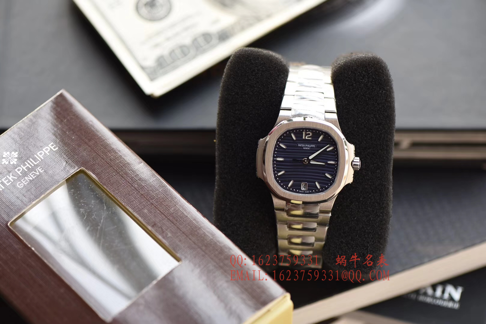 【PF一比一超A高仿手表】百达翡丽运动系列7118/1A-001腕表(鹦鹉螺)女表 / BD221