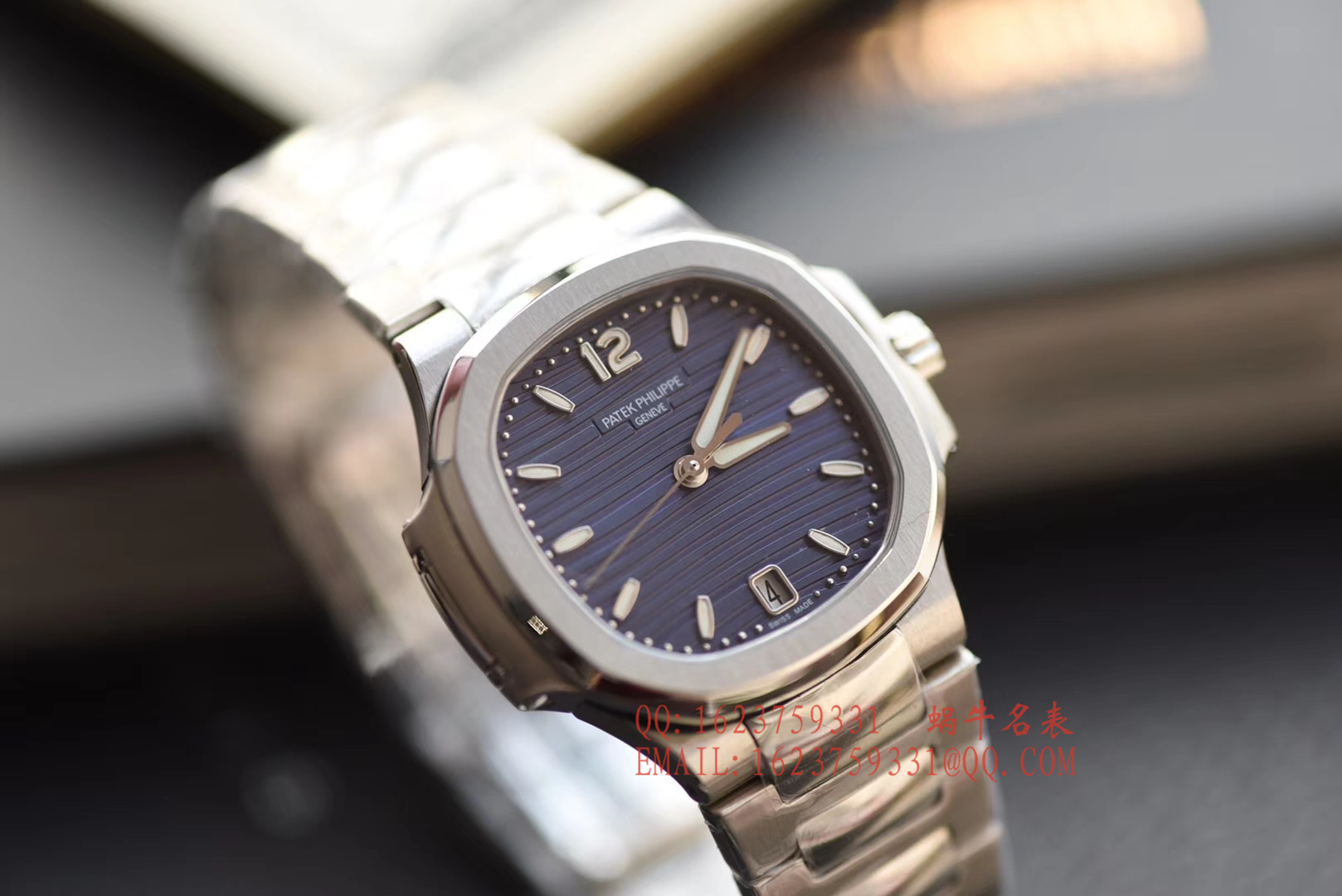 【PF一比一超A高仿手表】百达翡丽运动系列7118/1A-001腕表(鹦鹉螺)女表 / BD221