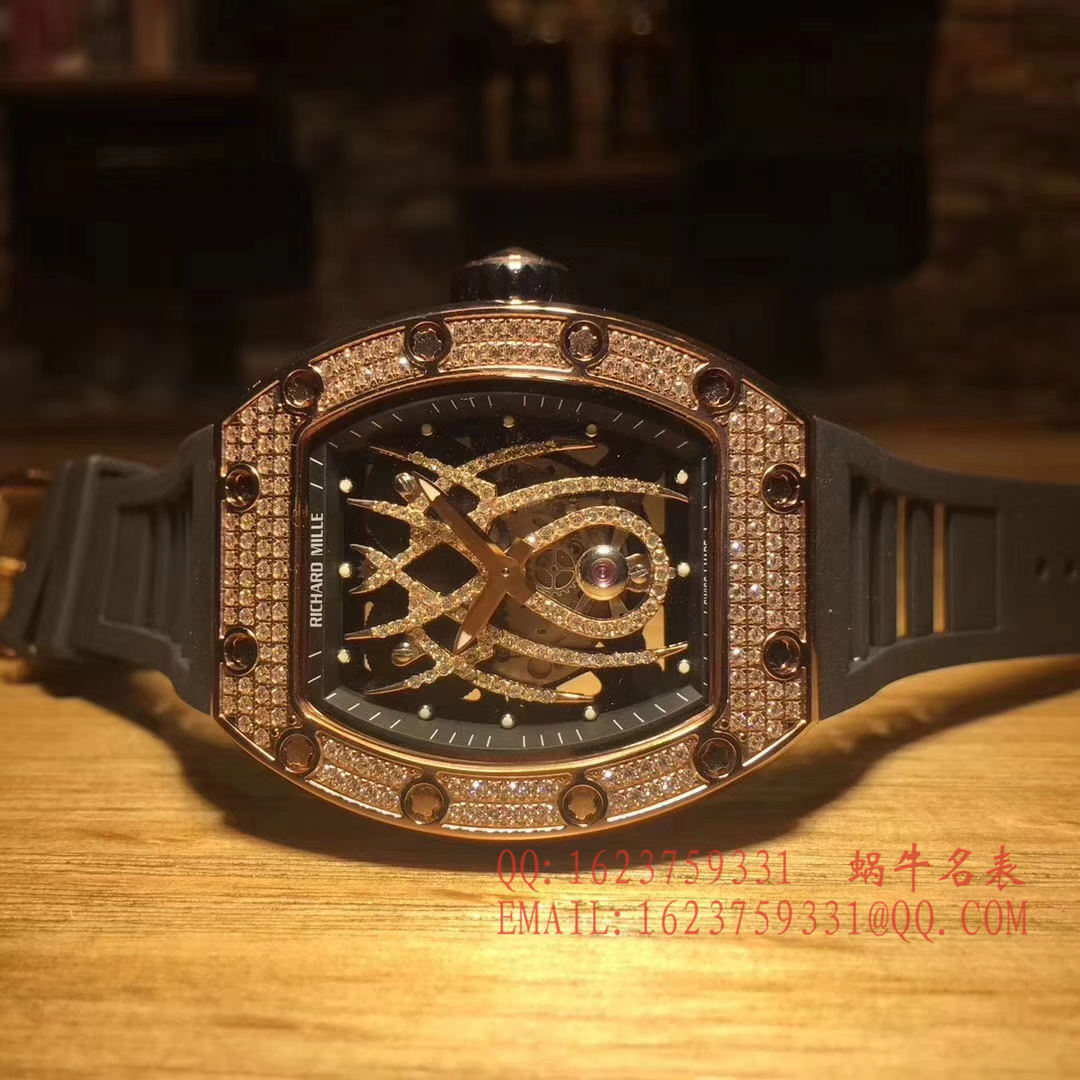 里查德米尔女士系列RM 19-01 TOURBILLON NATALIE PORTMAN腕表(蜘蛛镶钻女表) / RM 19-01