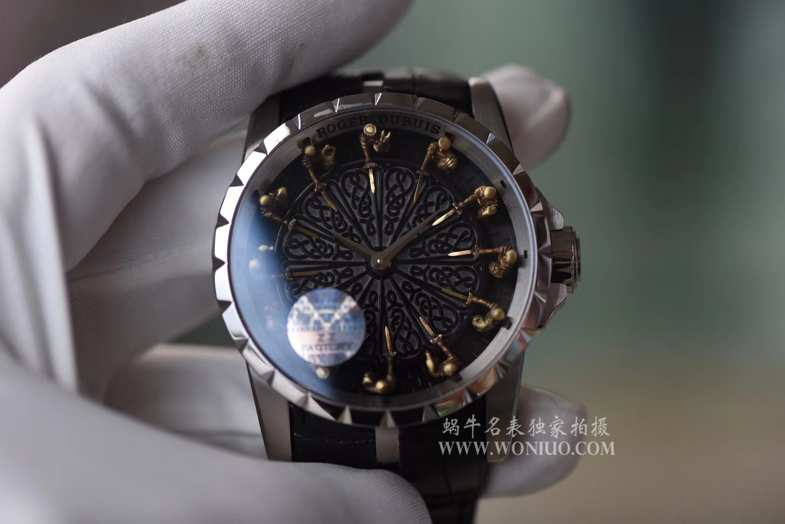 【独家视频评测ZZ一比一高仿手表】罗杰杜彼EXCALIBUR（王者系列）系列12圆桌骑士RDDBEX0495腕表 / LJ005