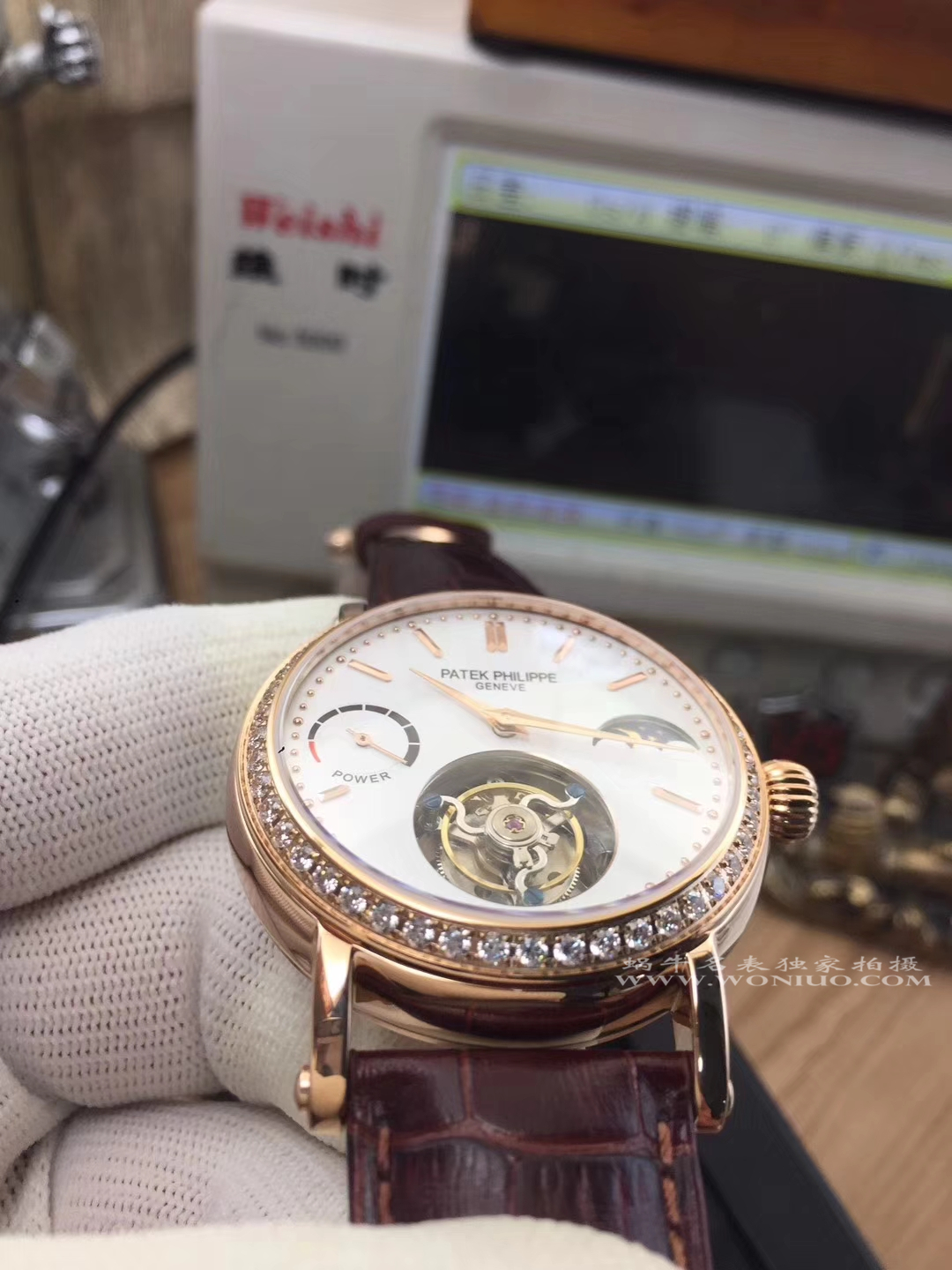 【TF厂一比一高精仿手表】百达翡丽镂空雕花动力星辰真陀飞轮腕表 / BD202