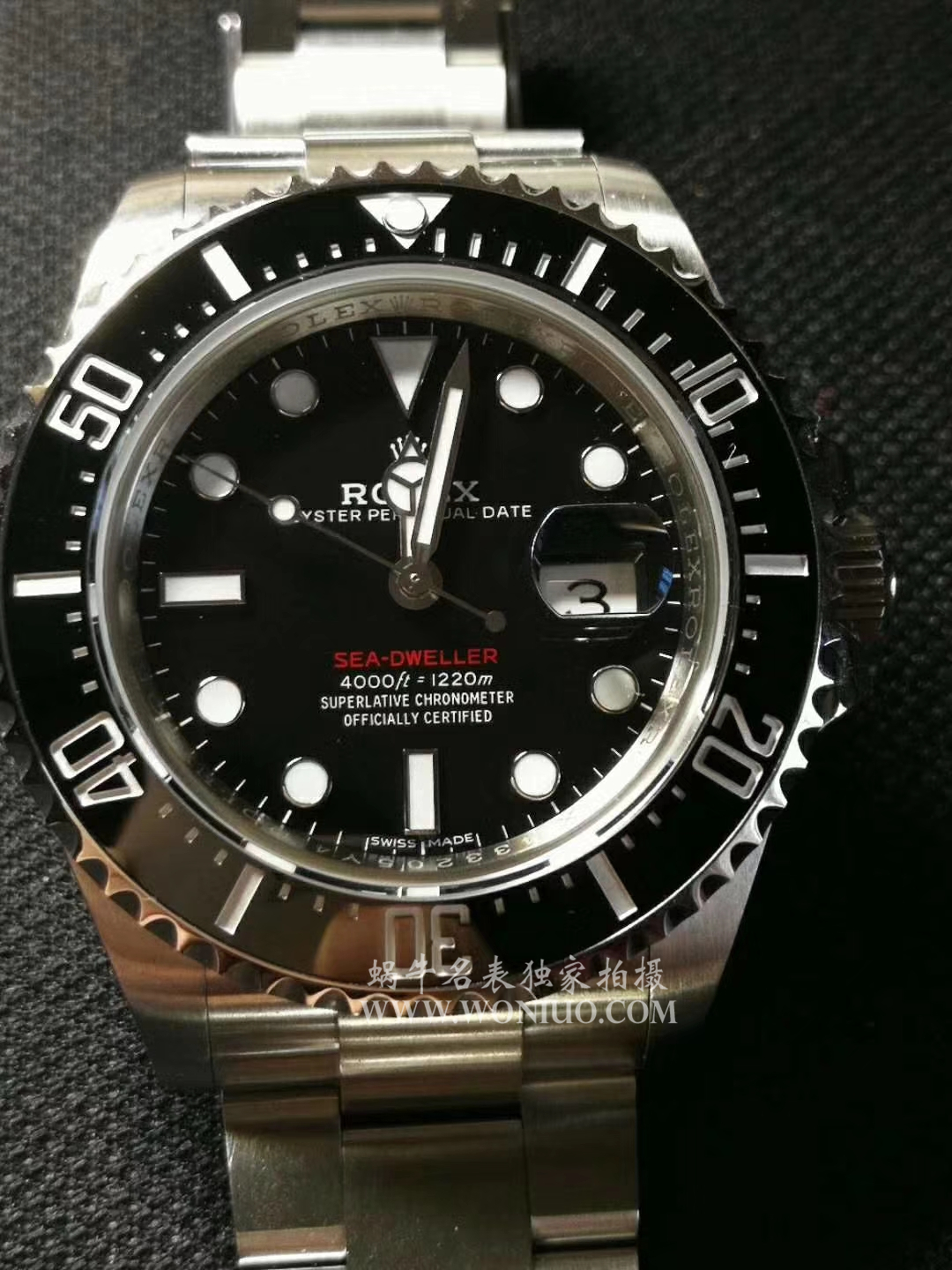 【独家视频评测AR一比一超A高仿手表】劳力士ROLEX海使型系列Rolex Sea-Dweller 50周年126600 单红43毫米腕表 / RBG194