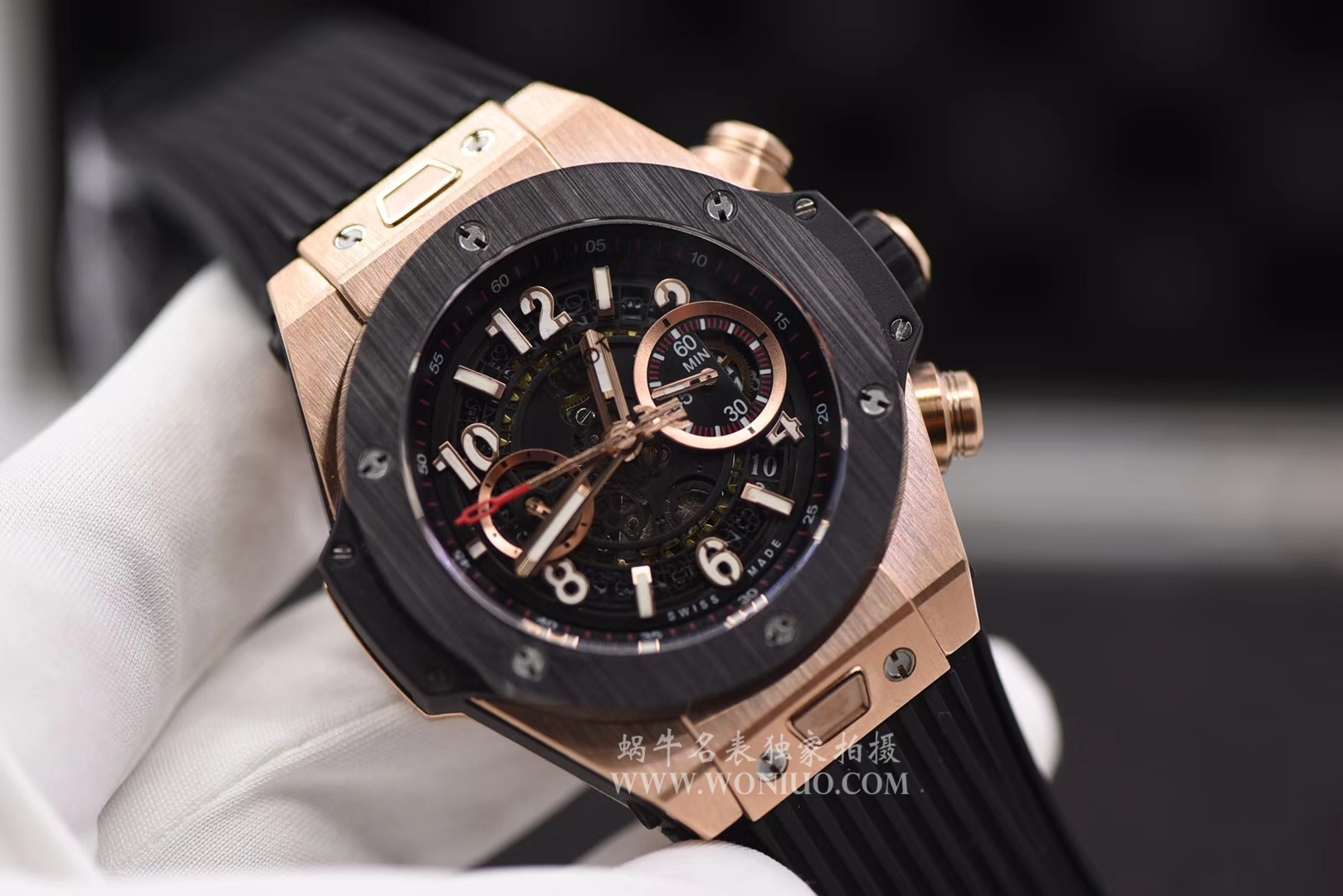 【JB一比一超A高仿手表】宇舶系列411.OX.1180.RX镂空腕表 / YB054