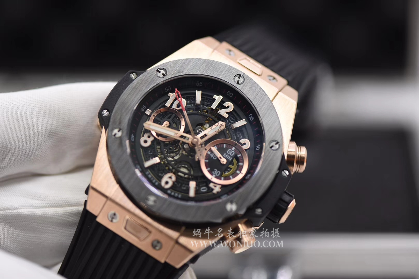 【JB一比一超A高仿手表】宇舶系列411.OX.1180.RX镂空腕表 / YB054