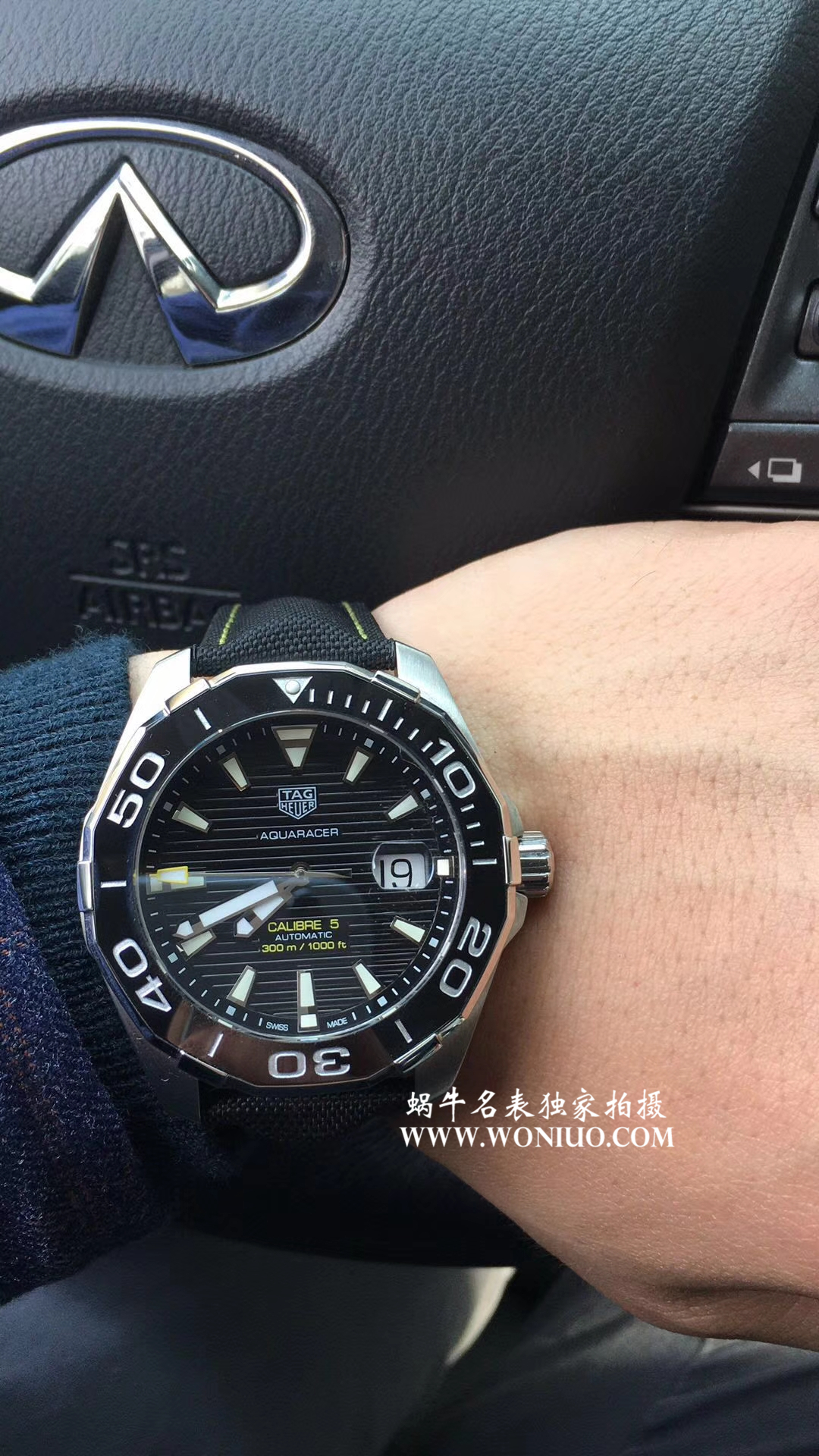 【原单正品、专柜验货】李易峰同款泰格豪雅竞潜300M腕表系列系列WAY201A.FT6069腕表 / TG057