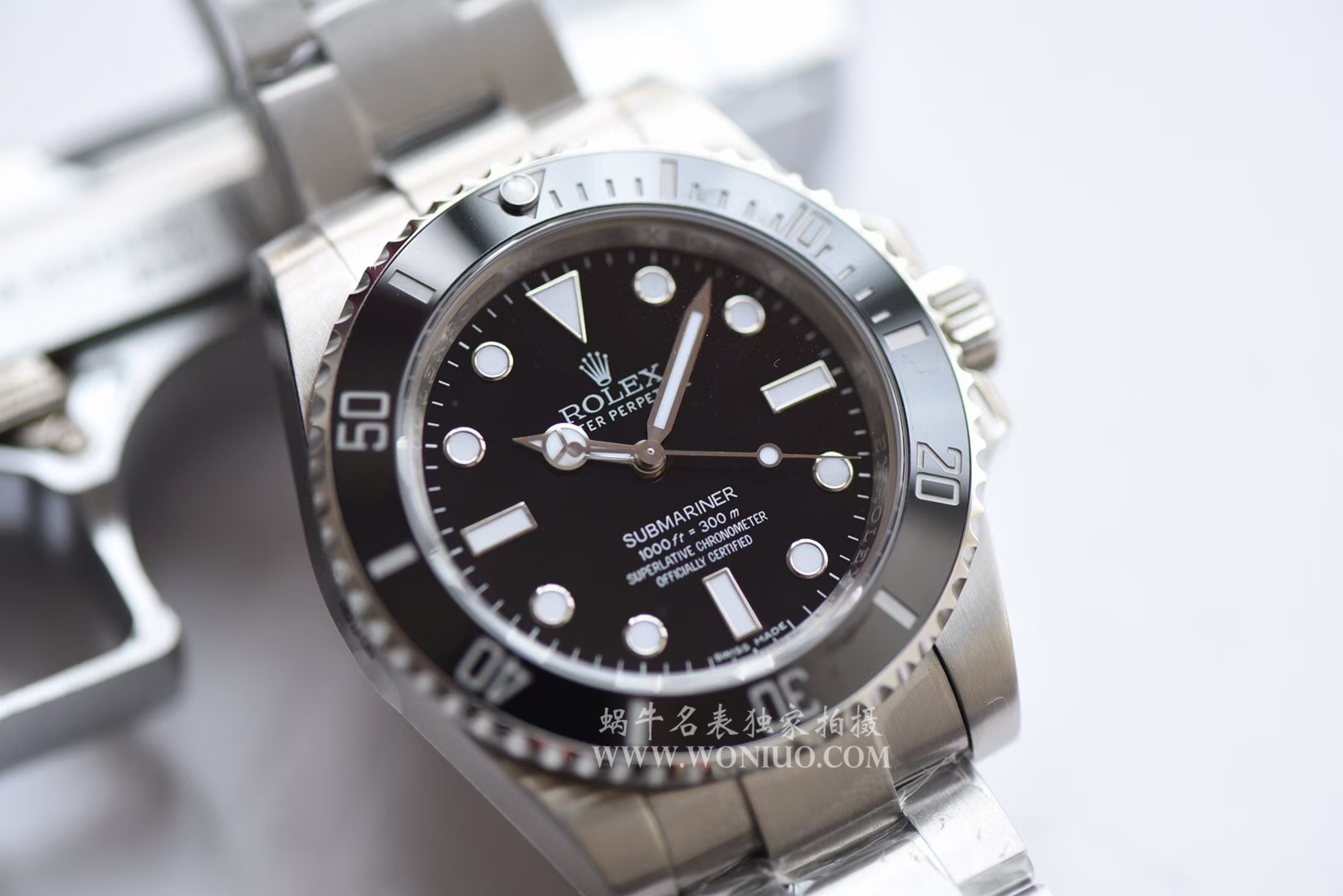 【N厂精品V7版】劳力士潜航者型复刻高仿114060-97200 黑盘腕表《无历黑水鬼》 / R031
