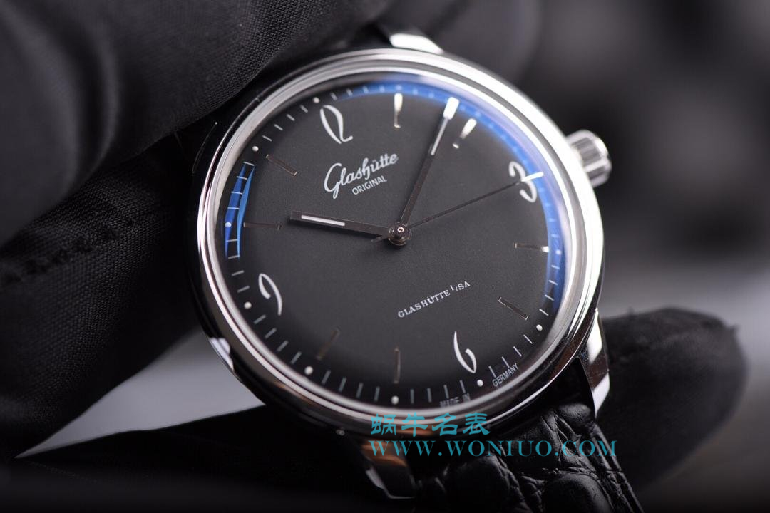 【YL厂出品】格拉苏蒂原创20世纪复古系列1-39-52-04-02-04机械腕表《黑面》 / GLA021