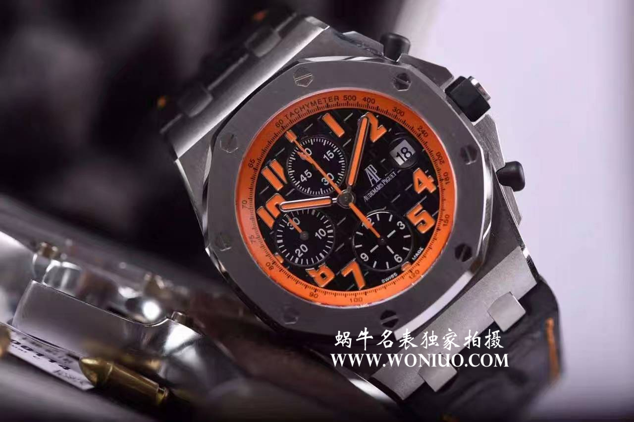 【JF厂超A精仿手表】爱彼皇家橡树离岸型系列《橙面火焰“火山”》26170ST.OO.D101CR.01腕表 / APCD049