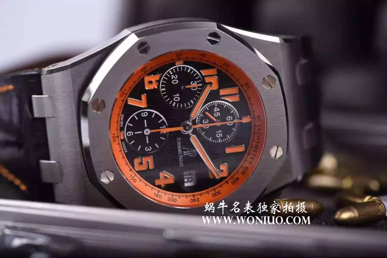 【JF厂超A精仿手表】爱彼皇家橡树离岸型系列《橙面火焰“火山”》26170ST.OO.D101CR.01腕表 / APCD049