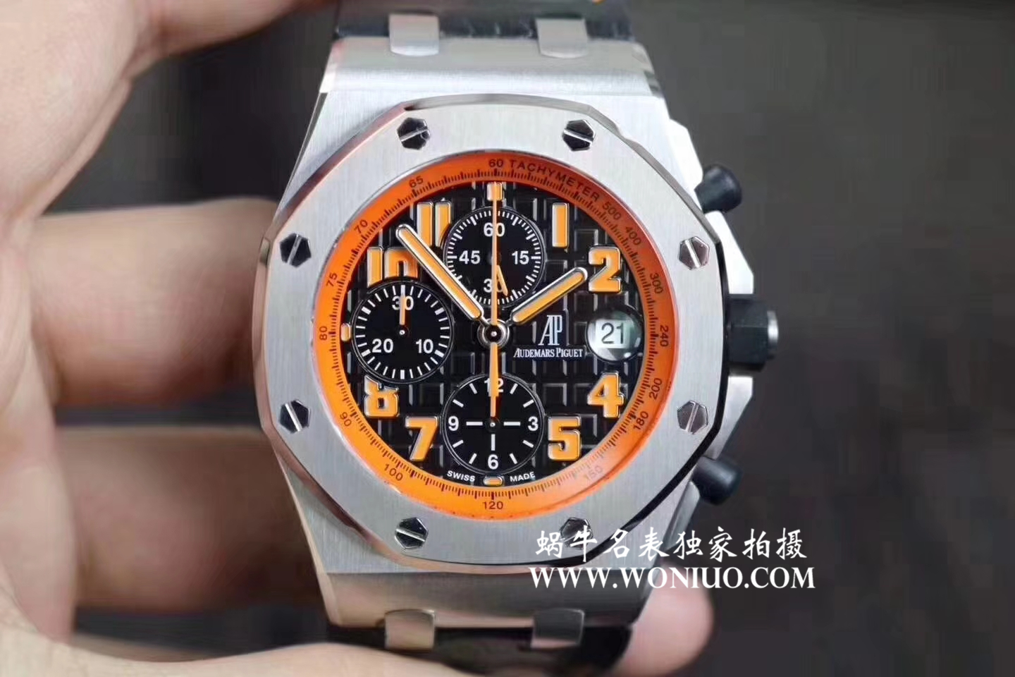 【JF厂超A精仿手表】爱彼皇家橡树离岸型系列《橙面火焰“火山”》26170ST.OO.D101CR.01腕表 / APCD049