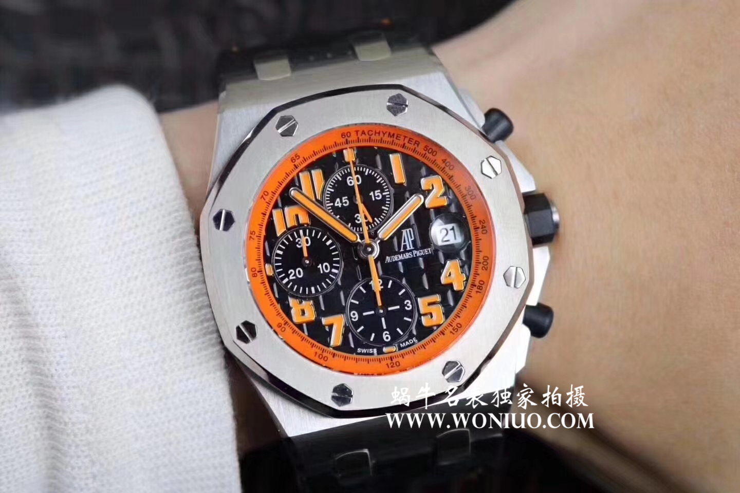 【JF厂超A精仿手表】爱彼皇家橡树离岸型系列《橙面火焰“火山”》26170ST.OO.D101CR.01腕表 / APCD049