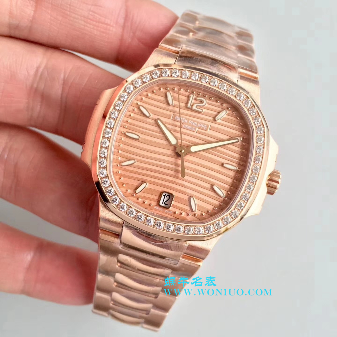 【PF一比一超A高仿手表】百达翡丽运动系列7118/1200R-010女士腕表(鹦鹉螺) / BD224