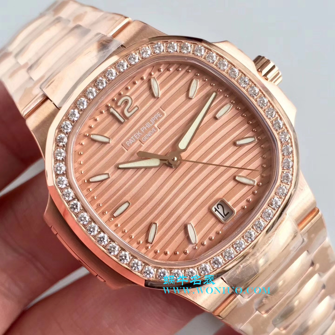 【PF一比一超A高仿手表】百达翡丽运动系列7118/1200R-010女士腕表(鹦鹉螺) / BD224