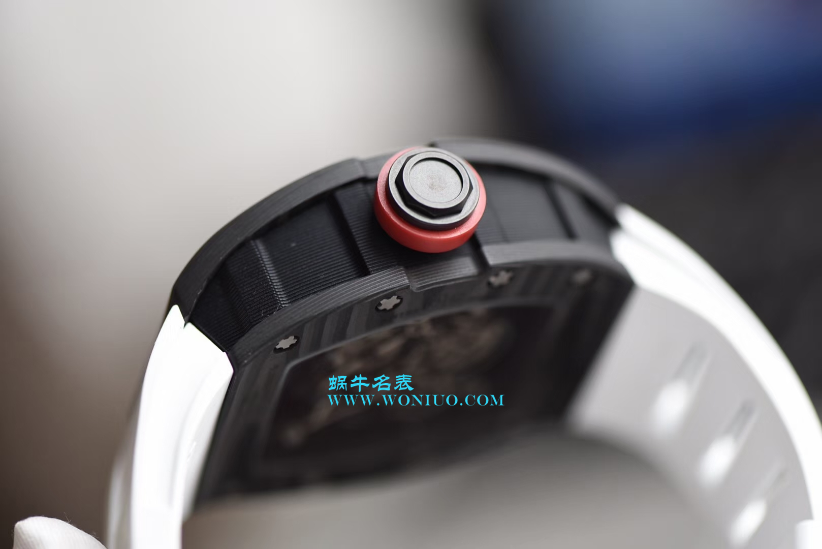 【KV一比一超A高仿手表】理查德.米勒RICHARD MILLE男士系列RM 055碳纤维白面橡胶带新款 / RM 055C