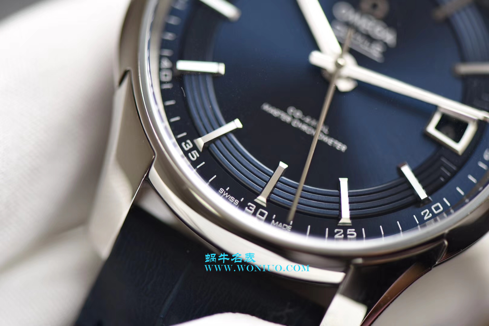 【3S一比一超A高仿手表】欧米茄碟飞HOUR VISION腕表系列433.33.41.21.03.001腕表(明亮之蓝)  / M316