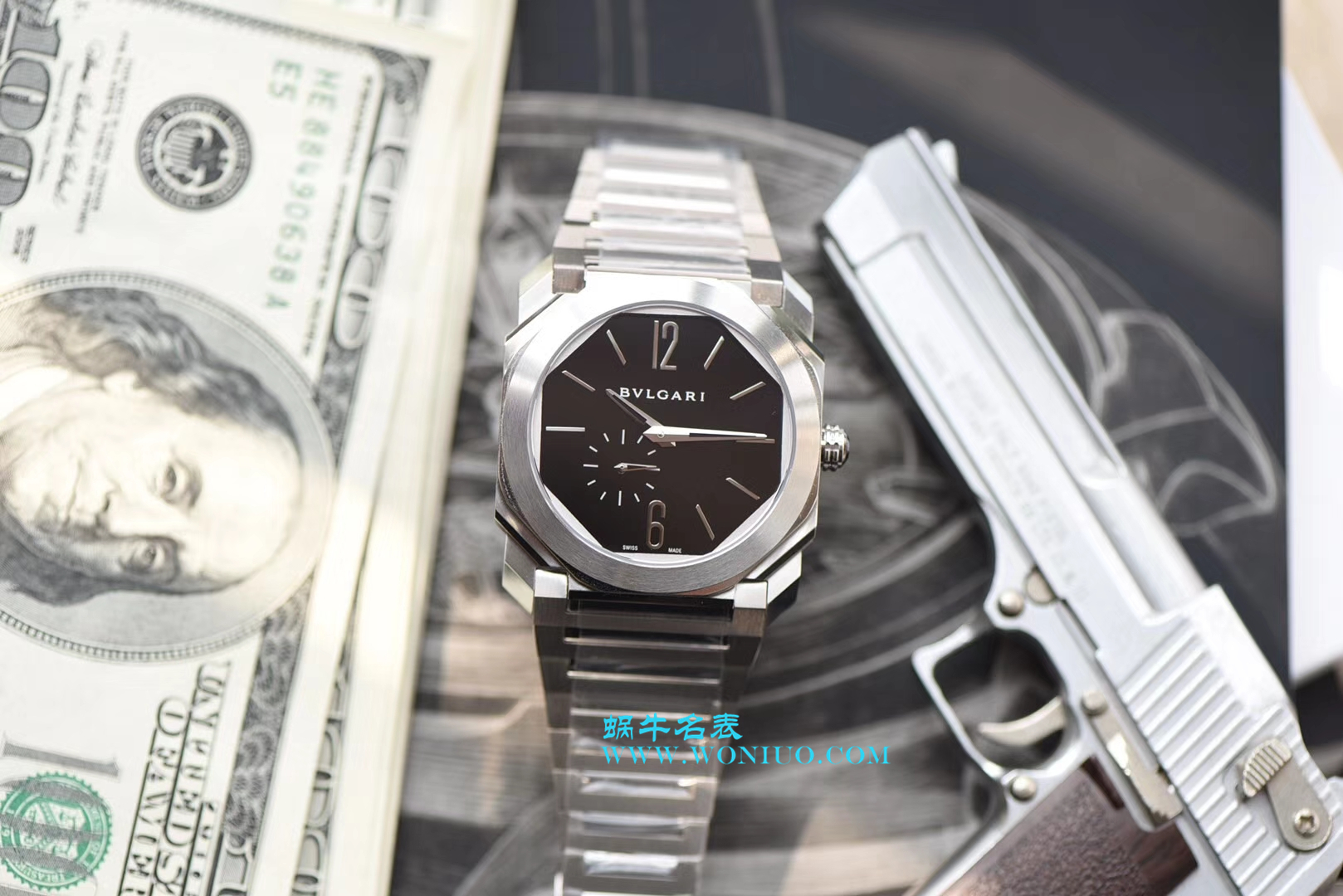 【台湾一比一超A高仿手表】宝格丽OCTO系列102028 BGO40BPLXT腕表 / BZ017