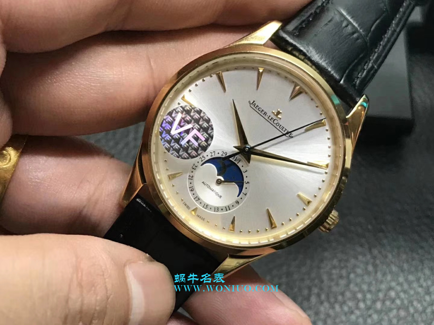 【VF厂一比一超A高仿手表】积家大师系列月相大师1362501腕表 / JJ113